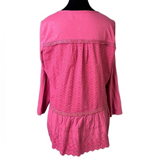 LOGO Button Down Long Sleeved Blouse XXS - Picture 5 of 10